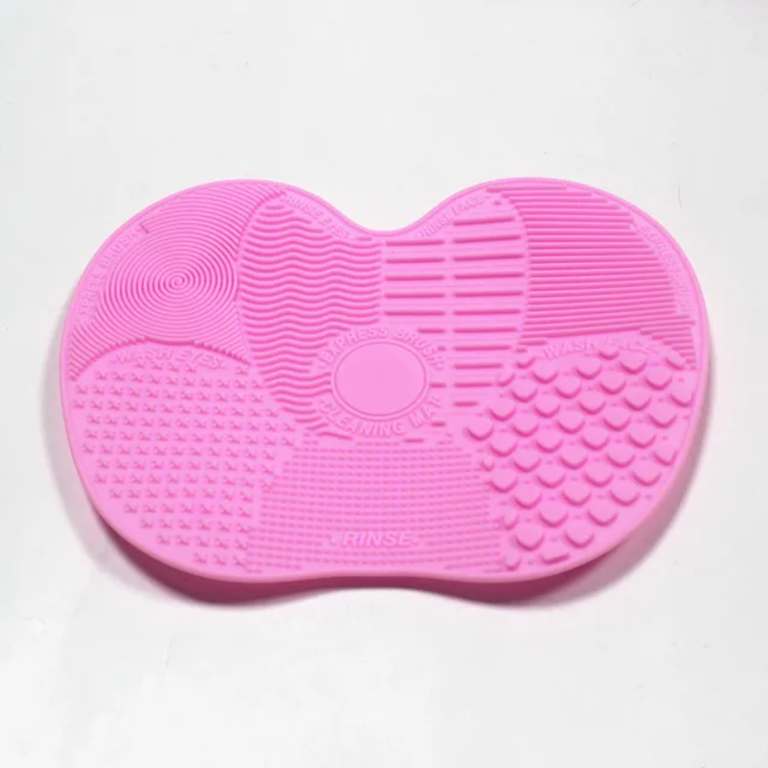 Professional Silicone Makeup Brush Cleaning Mat with Multiple Textures