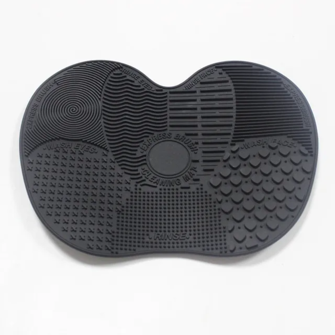 Professional Silicone Makeup Brush Cleaning Mat with Multiple Textures