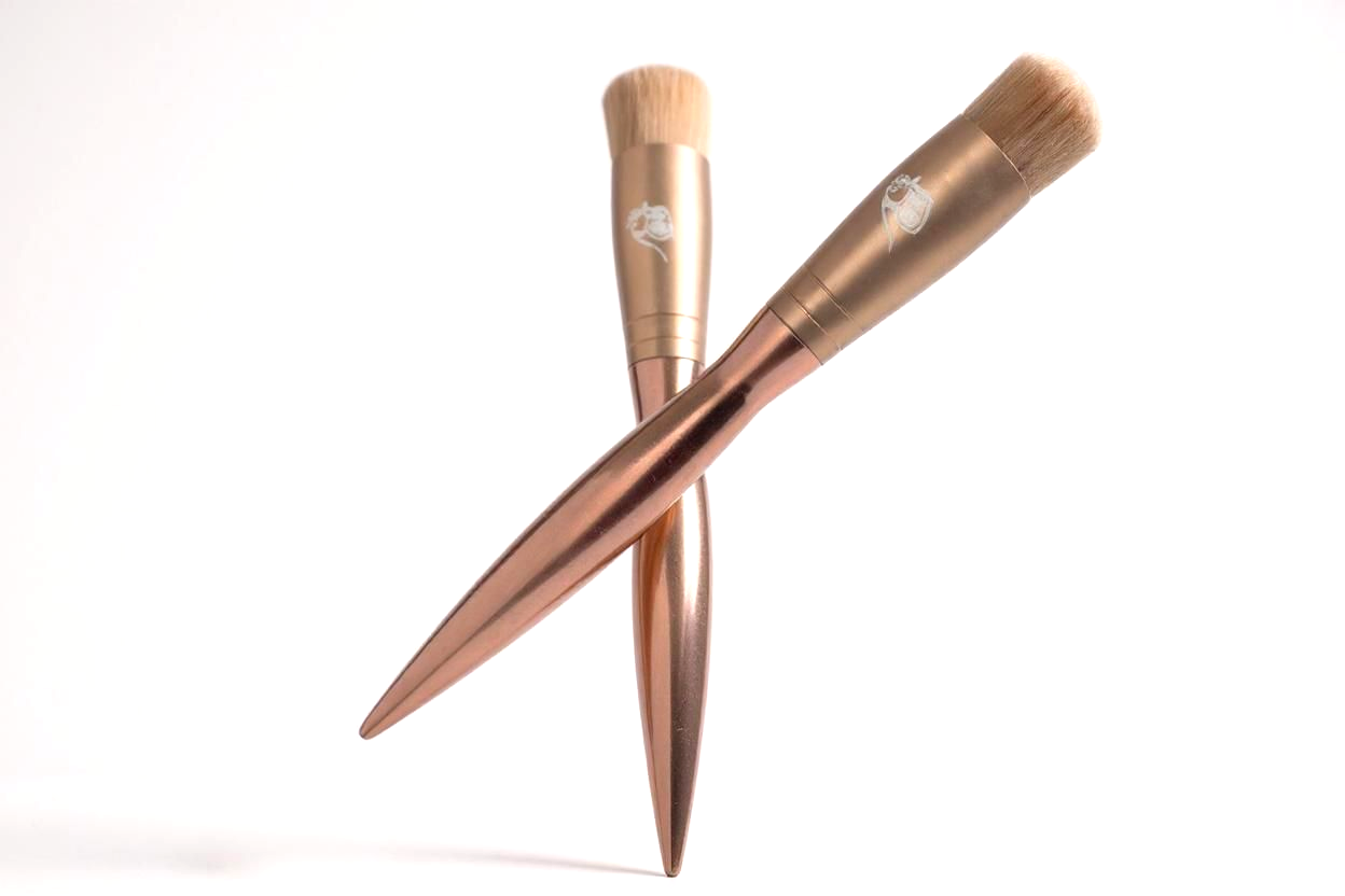 LuxePro™ 8-Piece Makeup Brush Set with Leather Travel Case