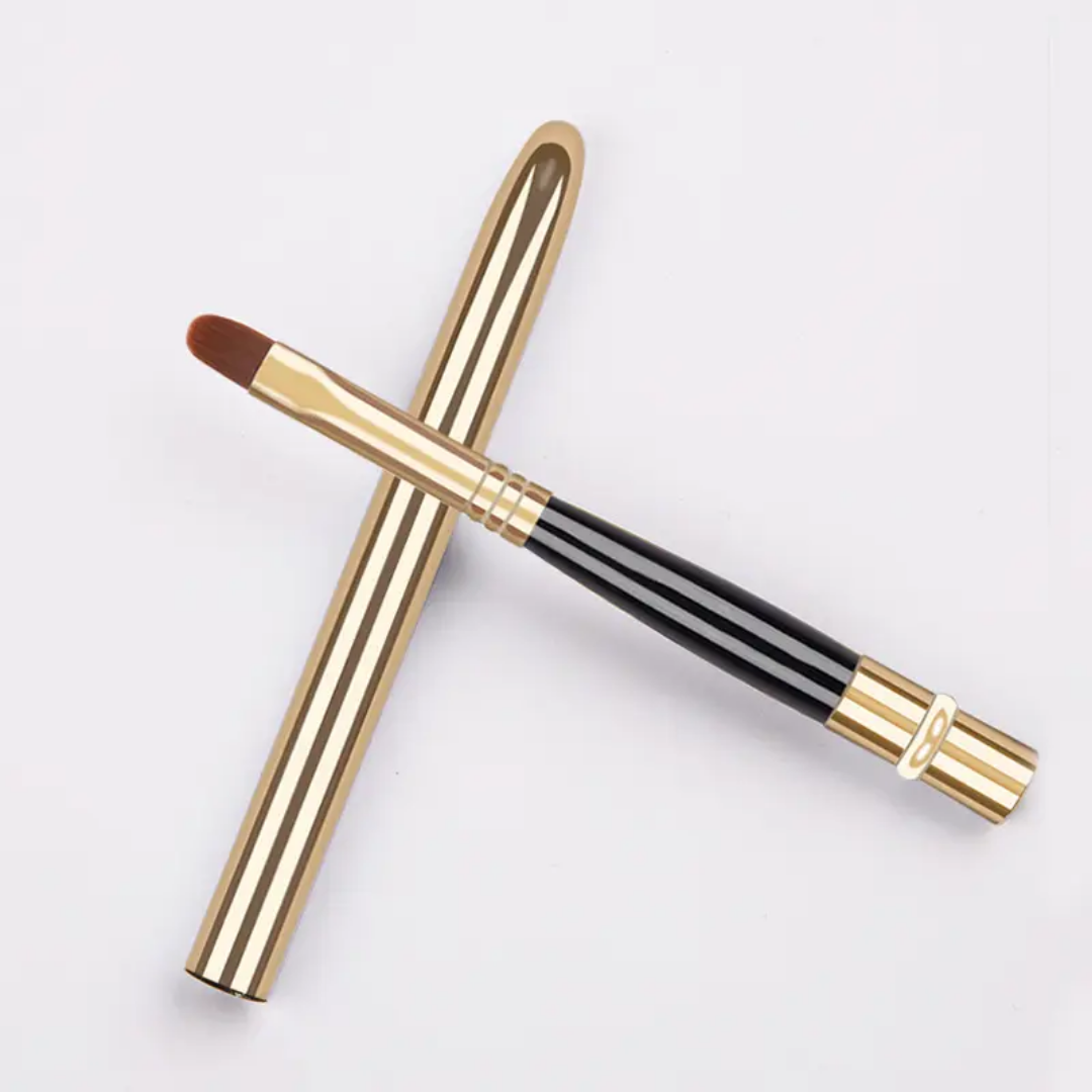 On-the-Go Lip Brush for Perfect Pouts