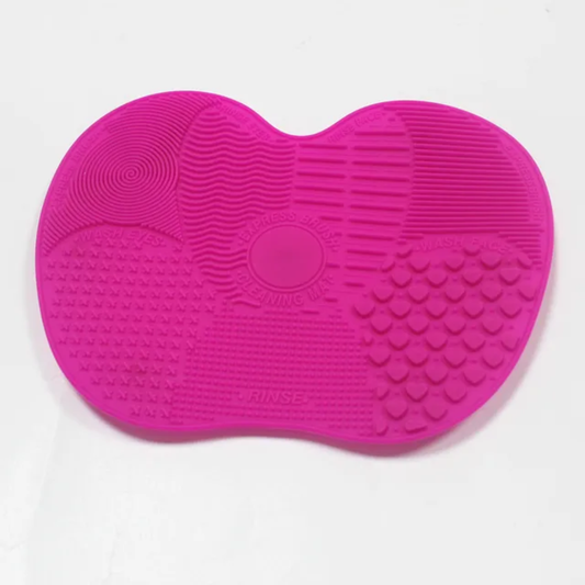 Professional Silicone Makeup Brush Cleaning Mat with Multiple Textures