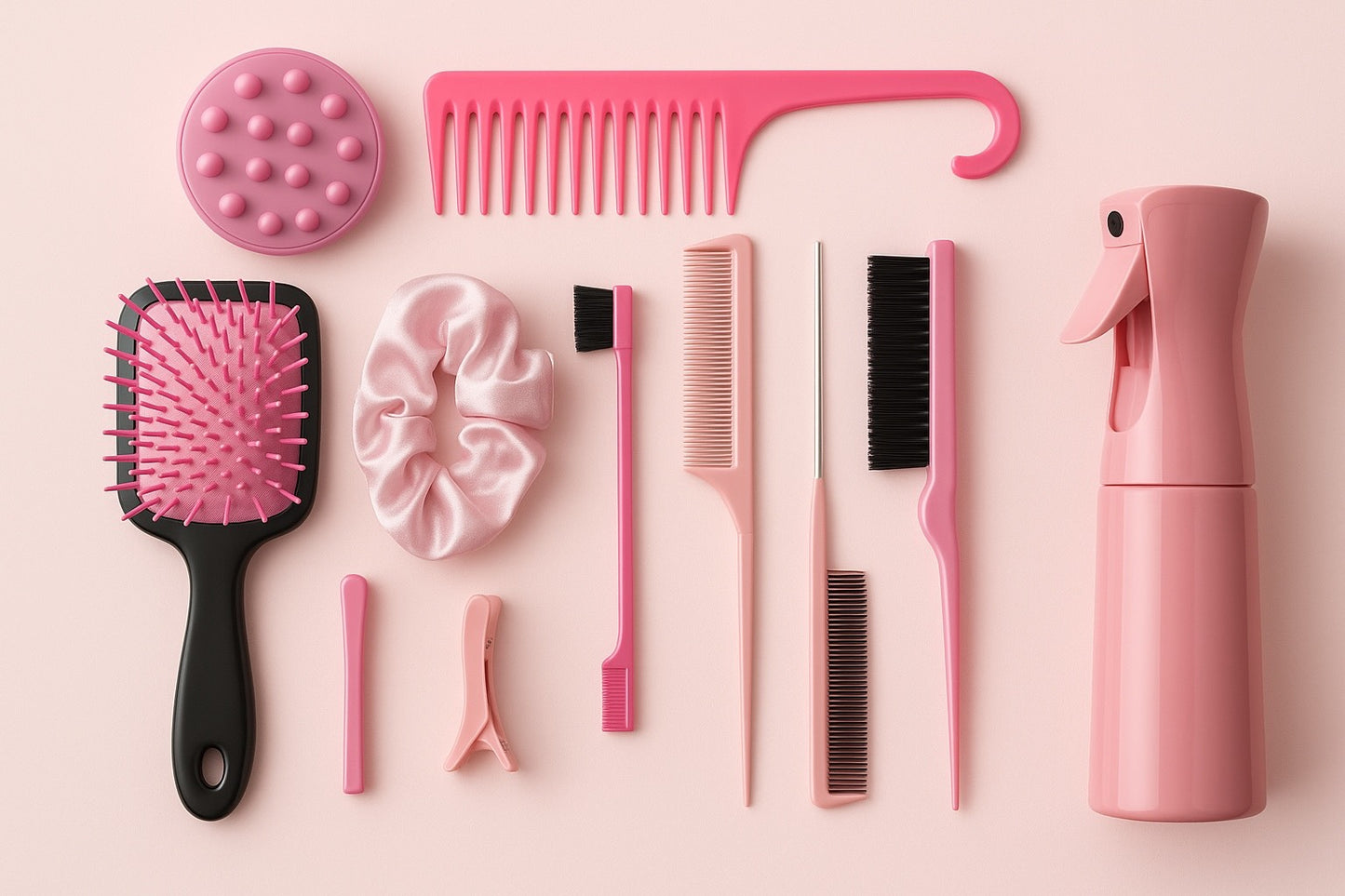 9-Piece Hair Styling Tool Set – Complete Salon Kit for All Hair Types