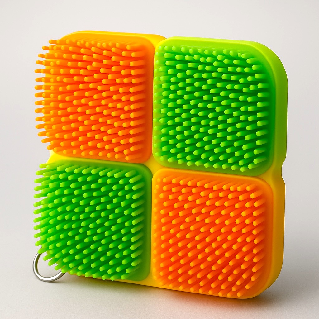 Silicone Body Exfoliator & Back Scrubber – Multi-Use Shower Brush