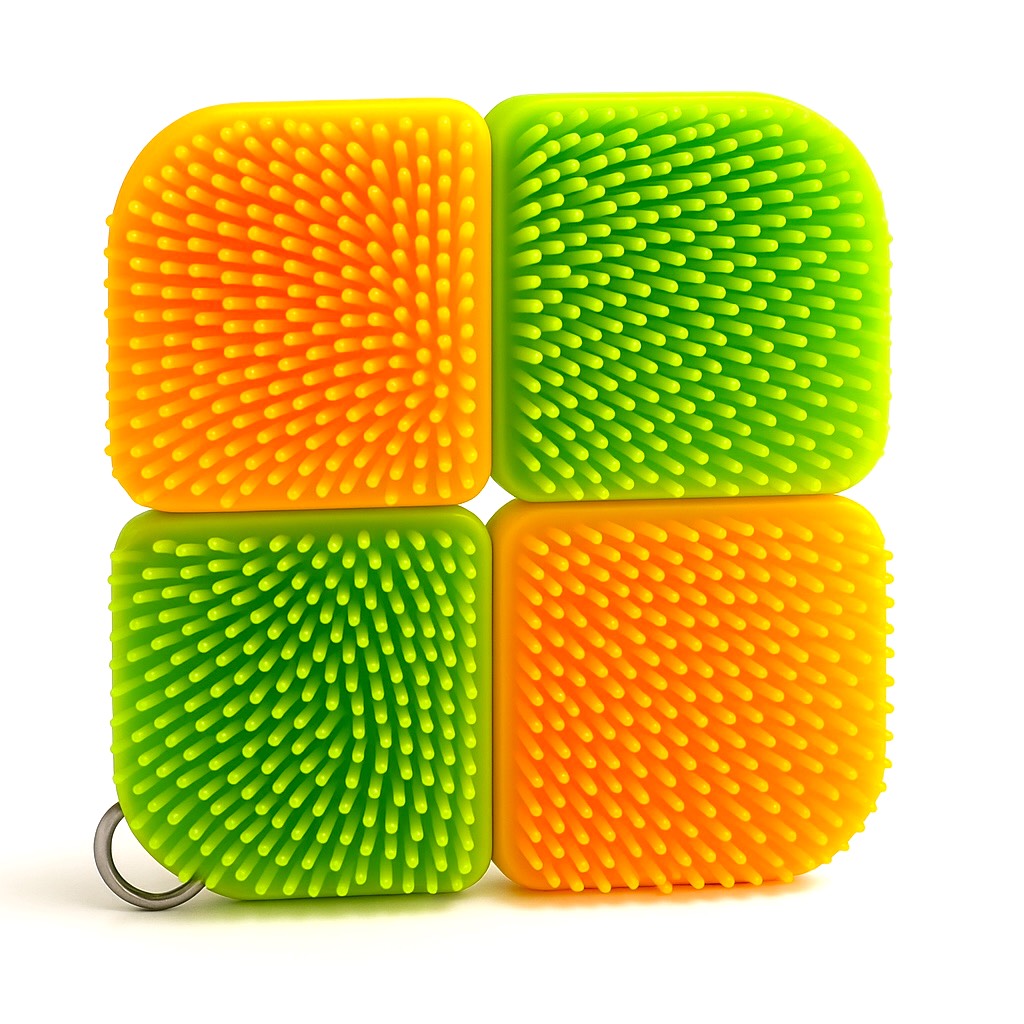 Silicone Body Exfoliator & Back Scrubber – Multi-Use Shower Brush
