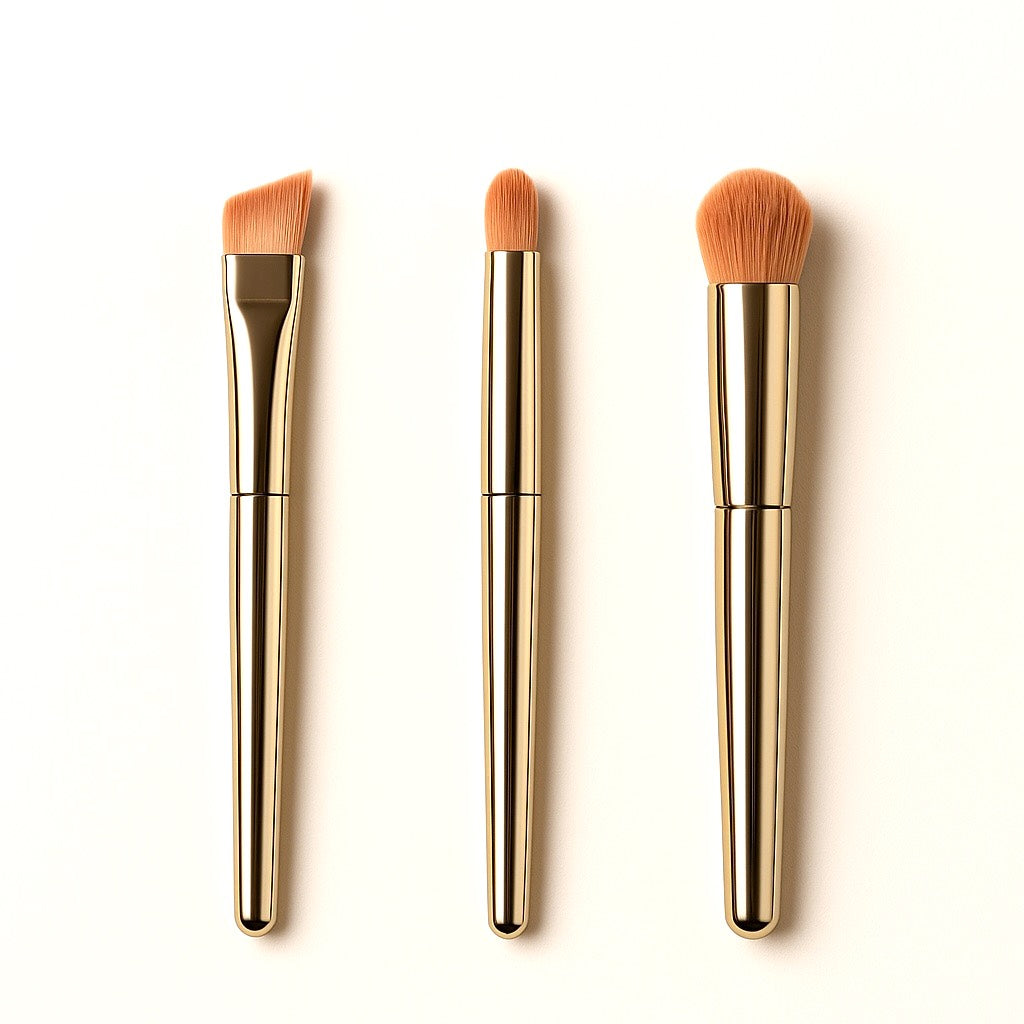Travel-Friendly 5-in-1 Makeup Brush Set – Space-Saving Essential