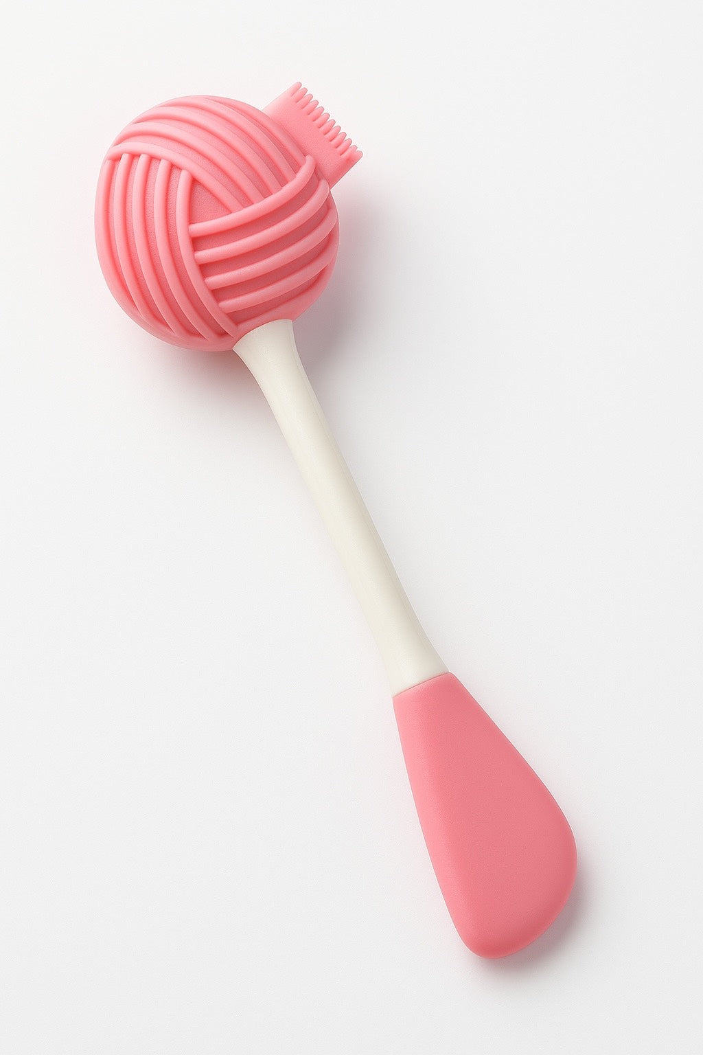 Soft Silicone Facial Cleansing & Massaging Brush with Handle