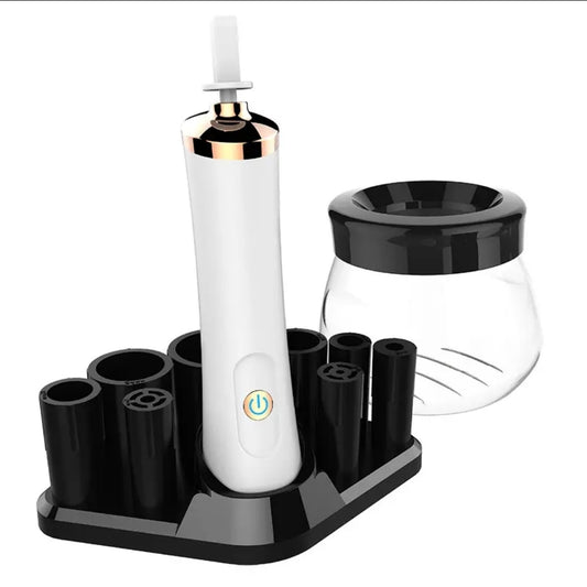 Effortless Electric Makeup Brush Cleaner - Clean & Dry in Seconds
